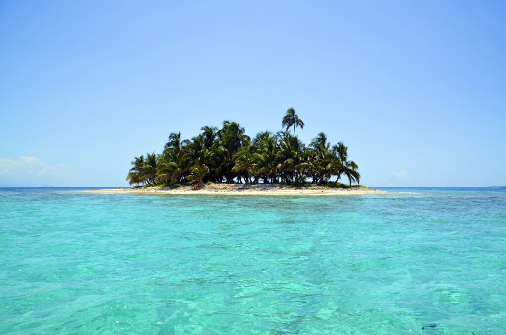 Beautiful Caribbean island image. Perfect for a Faux Window